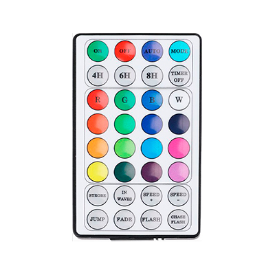 Lysforhæng digital RGB 400 LED farvet 200x200 cm