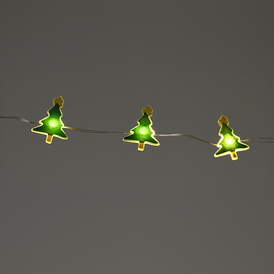 Lyskæde indendørs 80 led varm hvid 1 meter assorteret