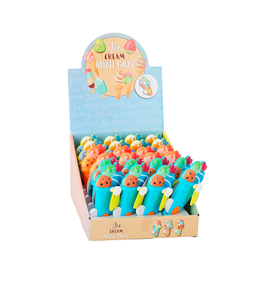 Ventilator håndholdt isvaffel multifarvet