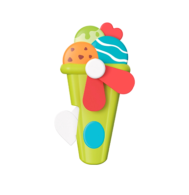 Ventilator håndholdt isvaffel multifarvet