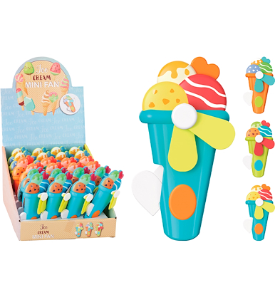 Ventilator håndholdt isvaffel multifarvet