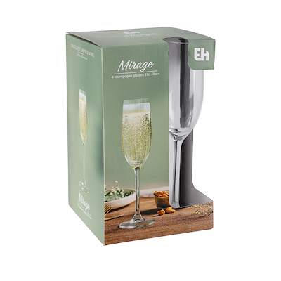 Champagneglas Mirage 4 stk. 21 cl