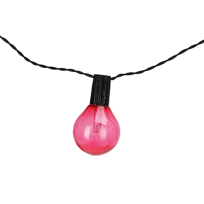 Party lyskæde med solceller multifarvet 200 cm