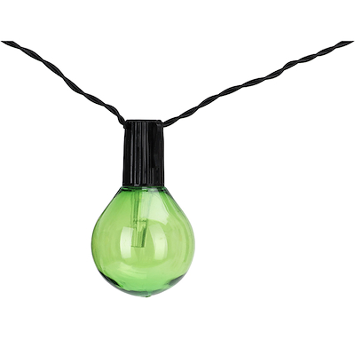 Party lyskæde med solceller multifarvet 200 cm