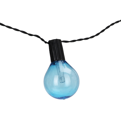 Party lyskæde med solceller multifarvet 200 cm