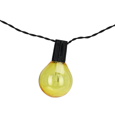 Party lyskæde med solceller multifarvet 200 cm