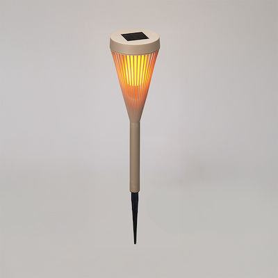 Solcelle fakkel - assorterede farver H46,5 cm