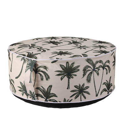 Oppustelig puf Ø55 cm - assorterede farver