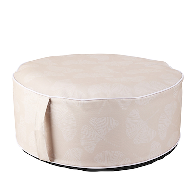 Oppustelig puf Ø55 cm - assorterede farver
