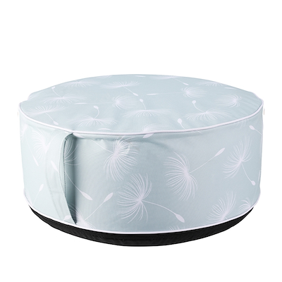 Oppustelig puf Ø55 cm - assorterede farver