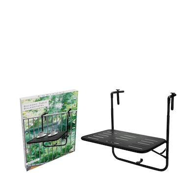 Ophæng til altan sort 60x40 cm