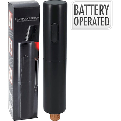 Elektrisk proptrækker sort 23 cm