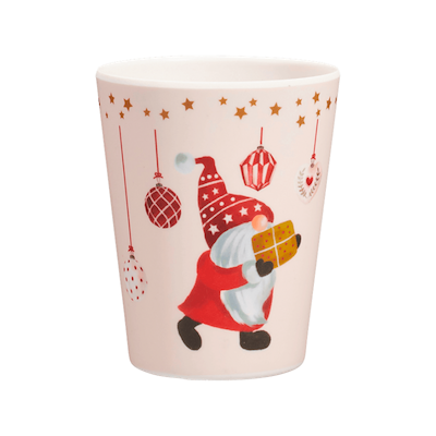 Børneservice med juledesign 5 dele assorteret