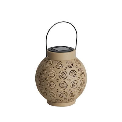 Solcelle lanterne - 4 assorterede farver