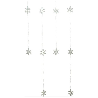 Lysforhæng 400 micro LED stjerner 200x200 cm