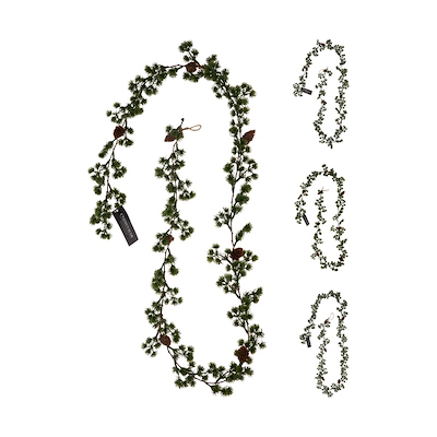 Juleguirlande fyr assorteret L 180 cm
