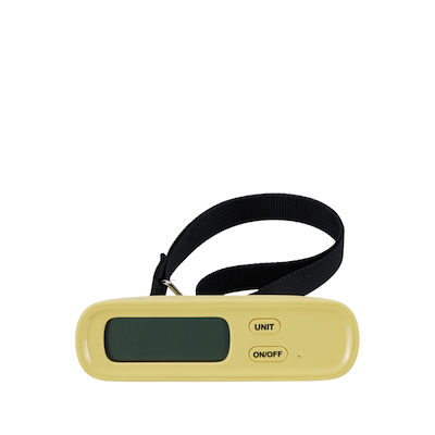 Digital kuffertvægt assorterede farver 50 kg