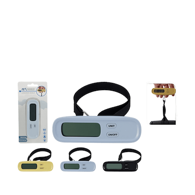 Digital kuffertvægt assorterede farver 50 kg