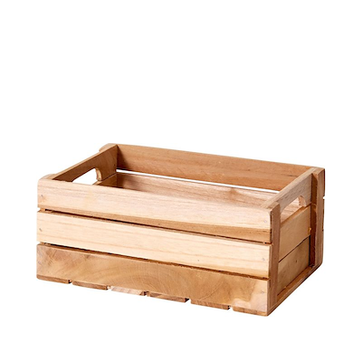 Kasser af teaktræ 4 stk.