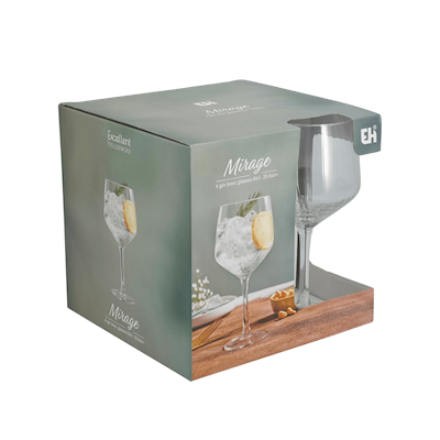 Gin & tonic glas klar 4 stk. 61 cl