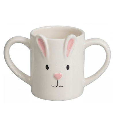 Kannin krus hvid dolomit H9 cm