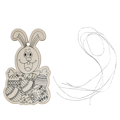 Påske mal-selv hobbysæt træ assorteret