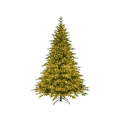 Kunstigt juletræ med LED H 270 cm