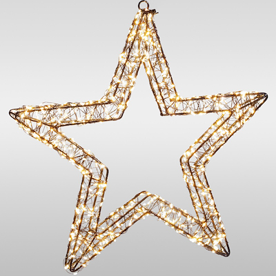 Lysstjerne med 800 LED 36 x 36 cm