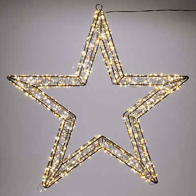 Lysstjerne med 1200 LED 56 x 56 cm