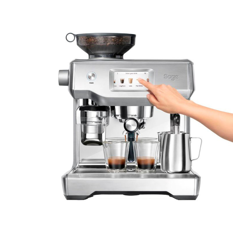Sage The Oracle Touch espressomaskine stål SES 990 BSS Kop Kande