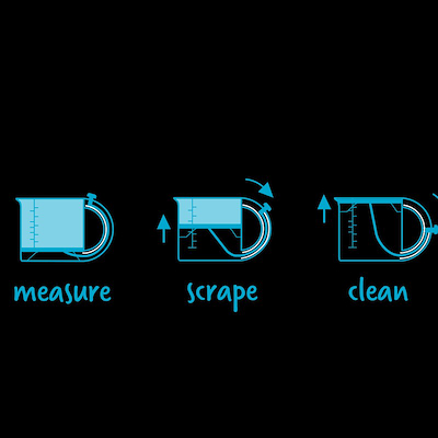 Dreamfarm Upcup målebæger 4-i-1