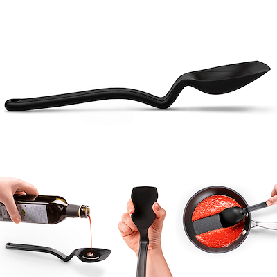 Dreamfarm Suppon fleksibel grydeske sort