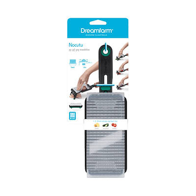 Dreamfarm Nocutu mandolinjern med fingerbeskyttelse