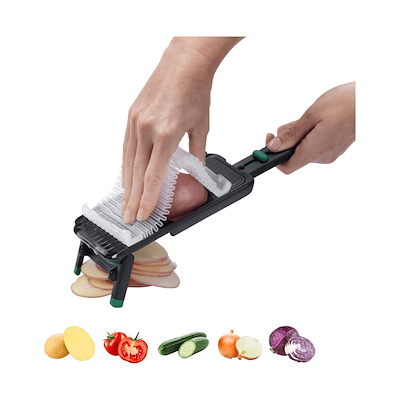 Dreamfarm Nocutu mandolinjern med fingerbeskyttelse