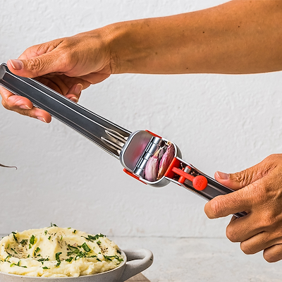 Dreamfarm Garject hvidløgspresser rød