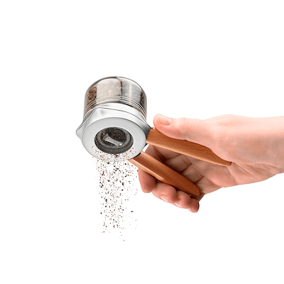 Dreamfarm Ortwo krydderikværn zink/bøg H7 cm