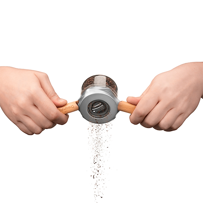 Dreamfarm Ortwo krydderikværn zink/bøg H7 cm