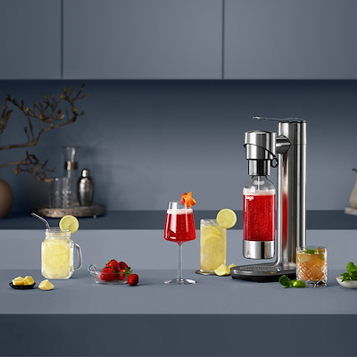 Sage the Infizz fusion soda maker børstet stål