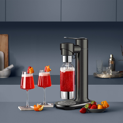 Sage the Infizz fusion soda maker black truffle