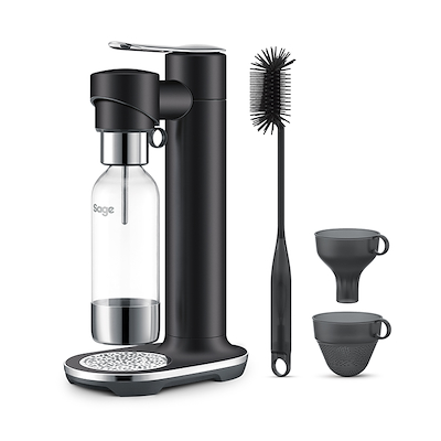 Sage the Infizz fusion soda maker black truffle