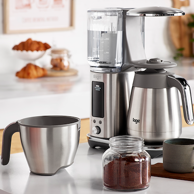 Sage SDC 465 BSS Luxe Brewer termokaffemaskine stål 1650 watt