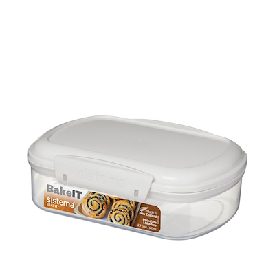 Sistema Bake It opbevaringsboks hvid 685 ml