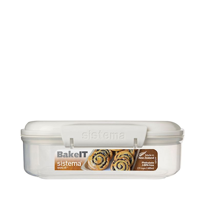 Sistema Bake It opbevaringsboks hvid 685 ml