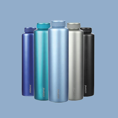 Sistema Stainless Steel termoflaske assorteret 600 ml