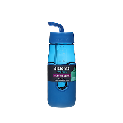 Sistema Flip Sipper drikkeflaske assorteret 1 liter
