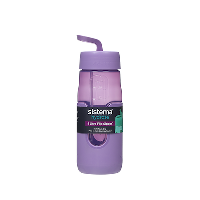 Sistema Flip Sipper drikkeflaske assorteret 1 liter