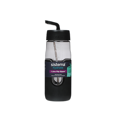 Sistema Flip Sipper drikkeflaske assorteret 1 liter