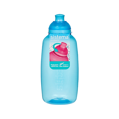 Sistema Twist 'n' Sip drikkeflaske blå 380 ml