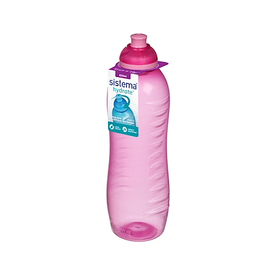 Sistema twist ‘n’ sip drikkedunk pink 620 ml