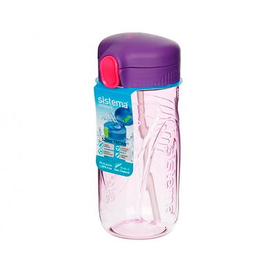 Sistema drikkedunk med sugerør lilla 0,52 L